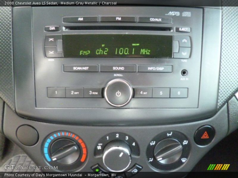 Medium Gray Metallic / Charcoal 2008 Chevrolet Aveo LS Sedan