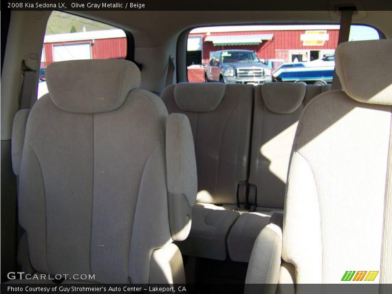 Olive Gray Metallic / Beige 2008 Kia Sedona LX