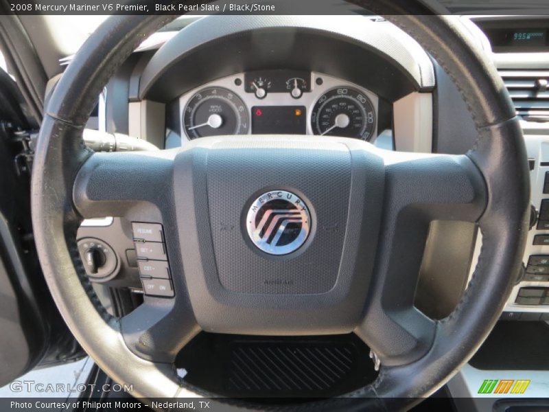 Black Pearl Slate / Black/Stone 2008 Mercury Mariner V6 Premier
