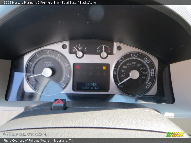 Black Pearl Slate / Black/Stone 2008 Mercury Mariner V6 Premier
