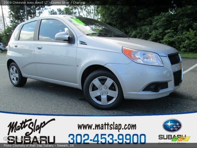 Cosmic Silver / Charcoal 2009 Chevrolet Aveo Aveo5 LT