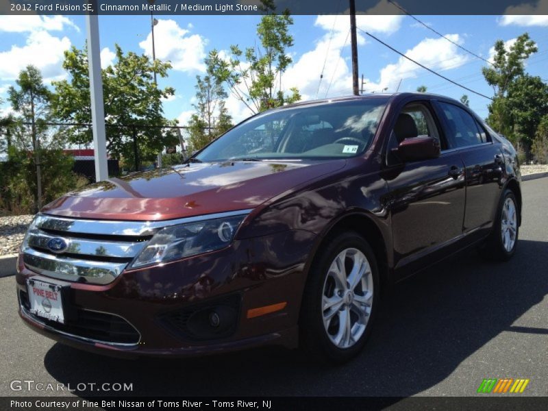 Cinnamon Metallic / Medium Light Stone 2012 Ford Fusion SE