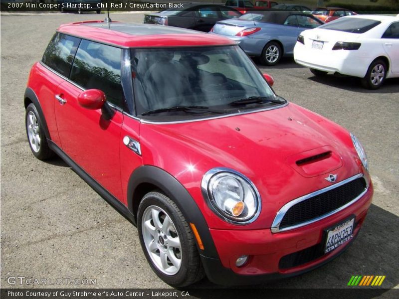 Chili Red / Grey/Carbon Black 2007 Mini Cooper S Hardtop