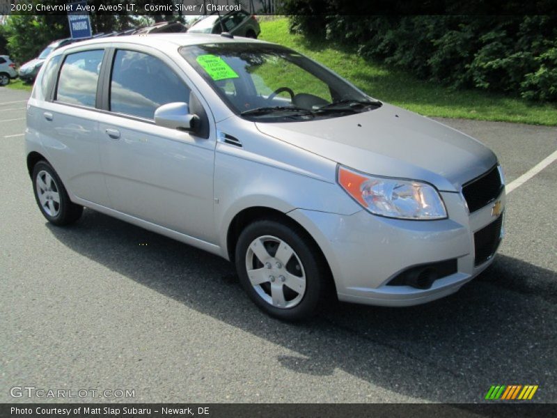 Cosmic Silver / Charcoal 2009 Chevrolet Aveo Aveo5 LT
