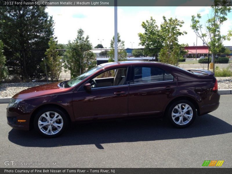 Cinnamon Metallic / Medium Light Stone 2012 Ford Fusion SE