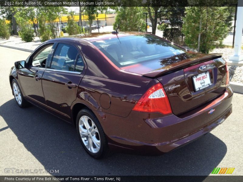 Cinnamon Metallic / Medium Light Stone 2012 Ford Fusion SE
