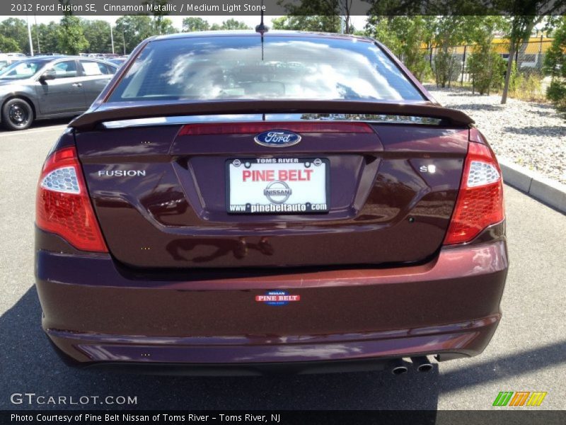 Cinnamon Metallic / Medium Light Stone 2012 Ford Fusion SE