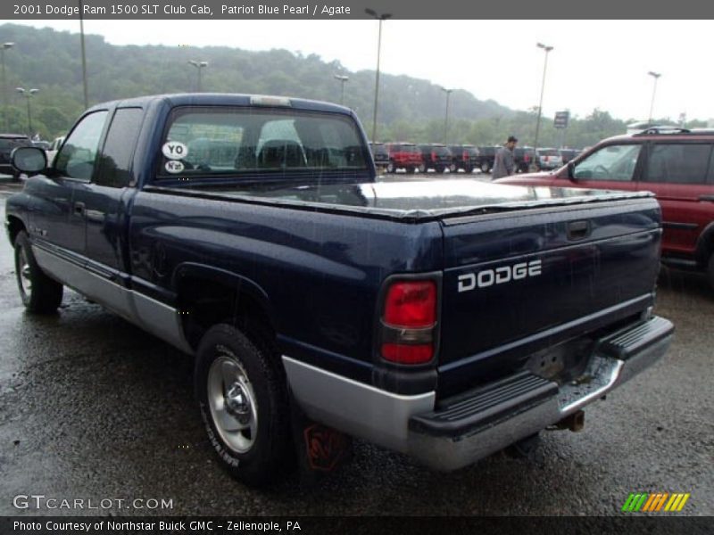 Patriot Blue Pearl / Agate 2001 Dodge Ram 1500 SLT Club Cab