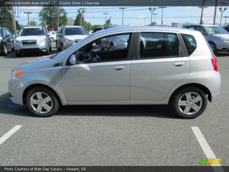 Cosmic Silver / Charcoal 2009 Chevrolet Aveo Aveo5 LT