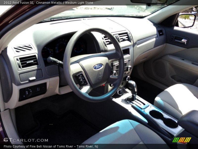 Cinnamon Metallic / Medium Light Stone 2012 Ford Fusion SE