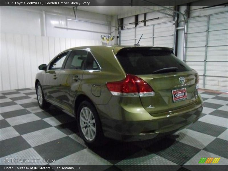 Golden Umber Mica / Ivory 2012 Toyota Venza LE