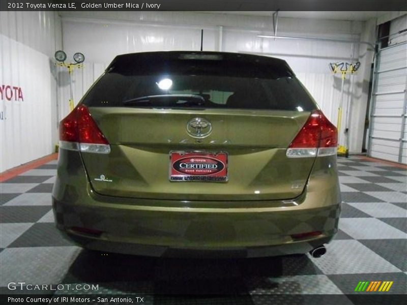 Golden Umber Mica / Ivory 2012 Toyota Venza LE