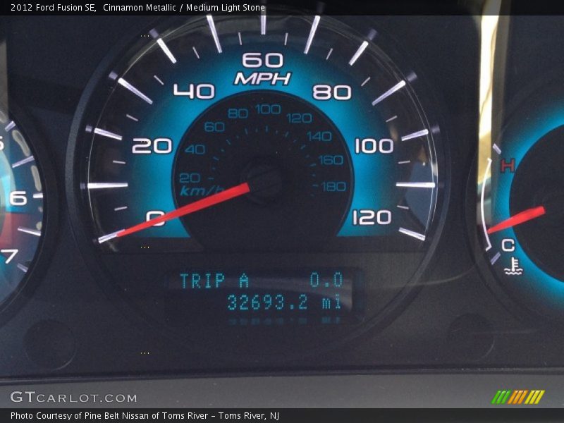 Cinnamon Metallic / Medium Light Stone 2012 Ford Fusion SE