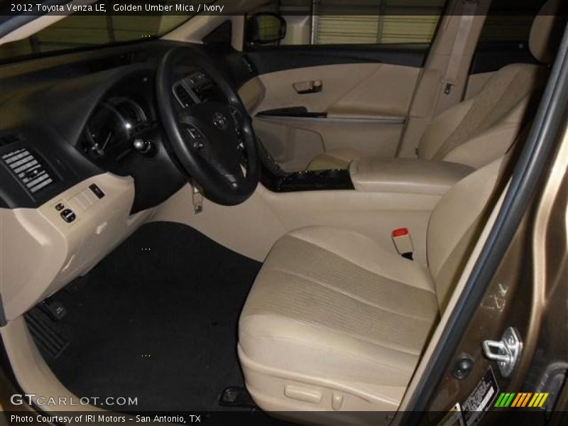Golden Umber Mica / Ivory 2012 Toyota Venza LE