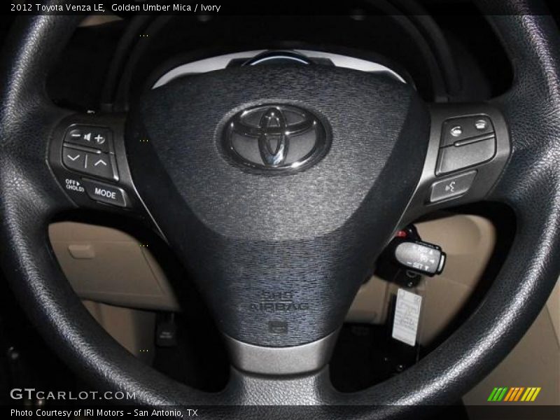 Golden Umber Mica / Ivory 2012 Toyota Venza LE