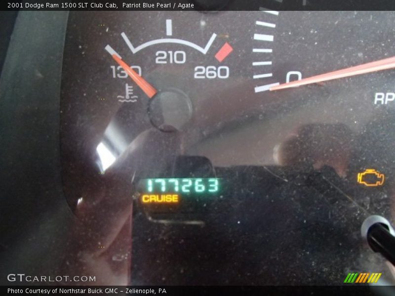 Patriot Blue Pearl / Agate 2001 Dodge Ram 1500 SLT Club Cab