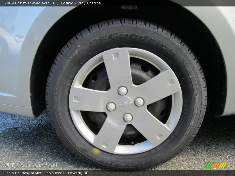 Cosmic Silver / Charcoal 2009 Chevrolet Aveo Aveo5 LT