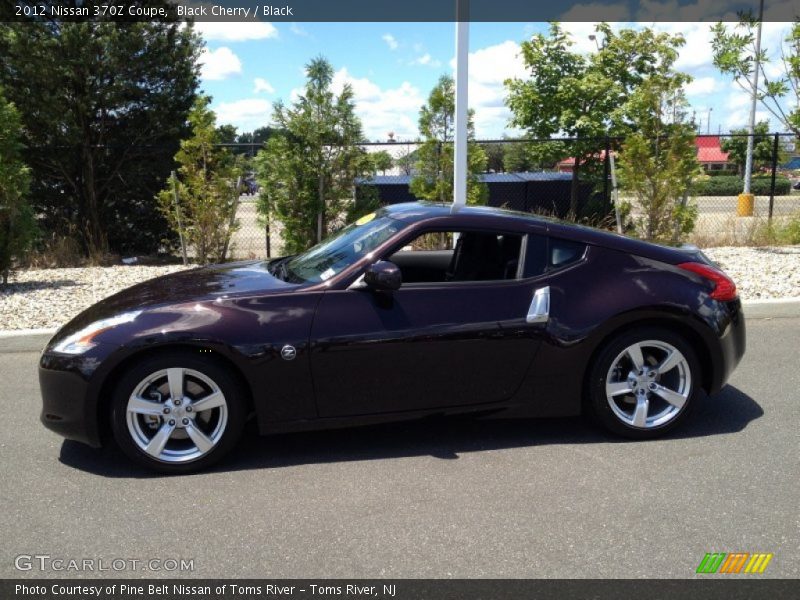 Black Cherry / Black 2012 Nissan 370Z Coupe