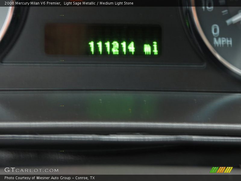Light Sage Metallic / Medium Light Stone 2008 Mercury Milan V6 Premier