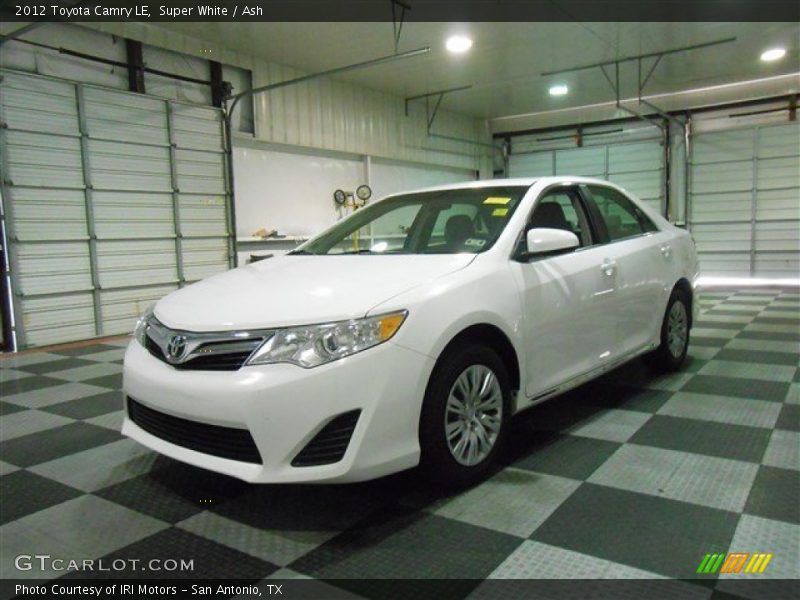 Super White / Ash 2012 Toyota Camry LE