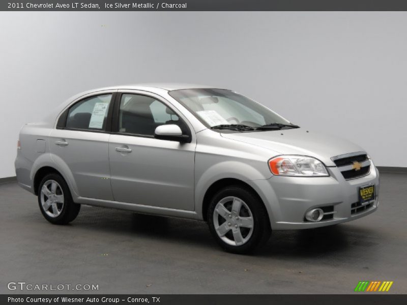 Ice Silver Metallic / Charcoal 2011 Chevrolet Aveo LT Sedan