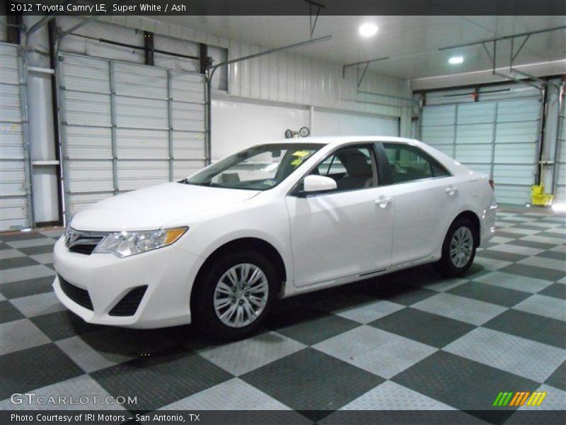 Super White / Ash 2012 Toyota Camry LE