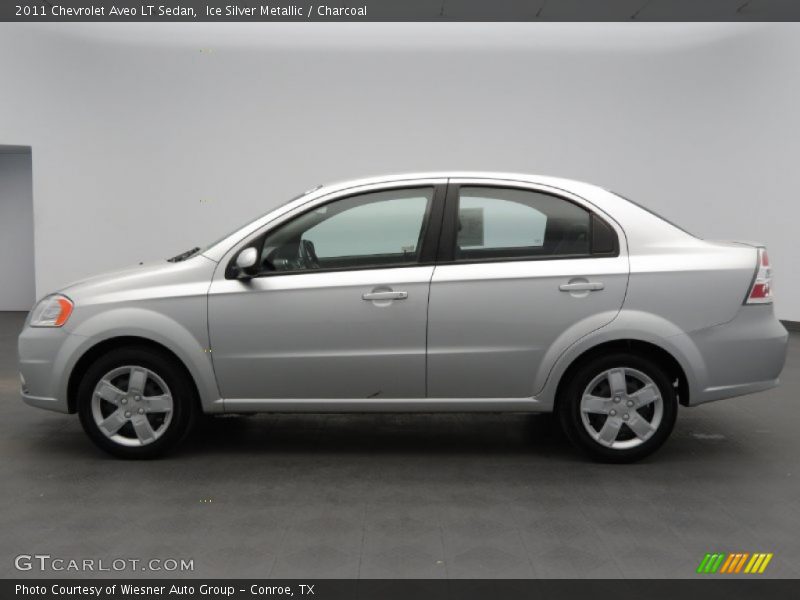 Ice Silver Metallic / Charcoal 2011 Chevrolet Aveo LT Sedan