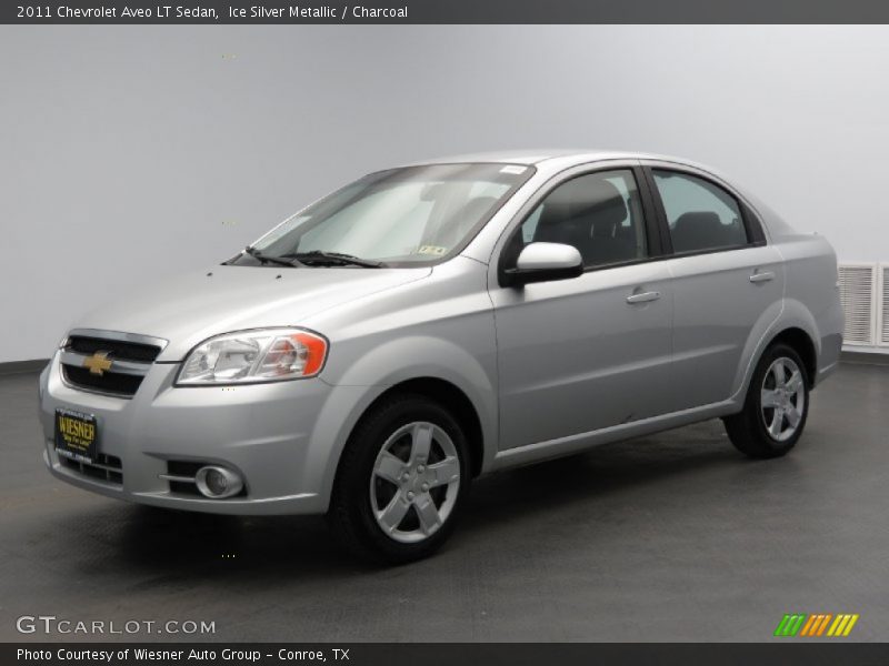 Ice Silver Metallic / Charcoal 2011 Chevrolet Aveo LT Sedan