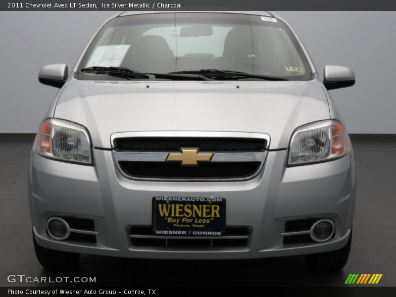 Ice Silver Metallic / Charcoal 2011 Chevrolet Aveo LT Sedan