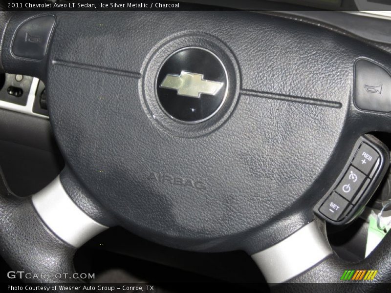 Ice Silver Metallic / Charcoal 2011 Chevrolet Aveo LT Sedan