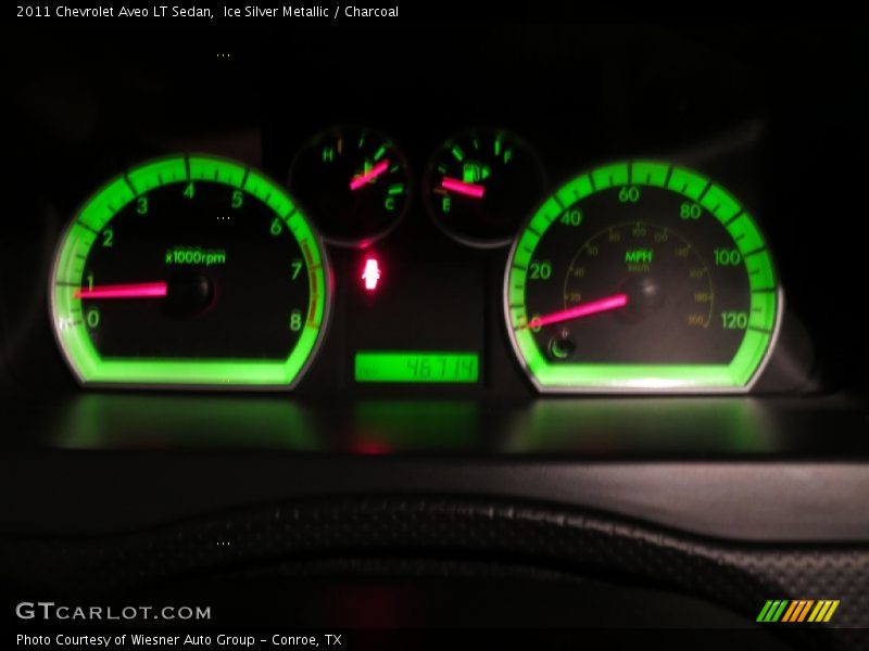 Ice Silver Metallic / Charcoal 2011 Chevrolet Aveo LT Sedan