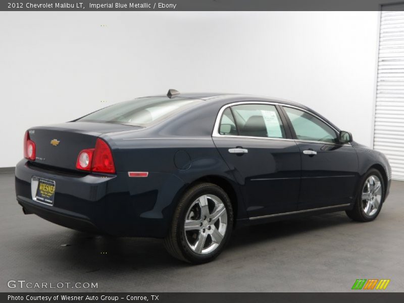 Imperial Blue Metallic / Ebony 2012 Chevrolet Malibu LT