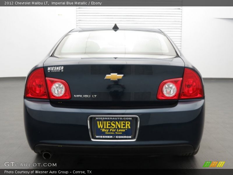 Imperial Blue Metallic / Ebony 2012 Chevrolet Malibu LT