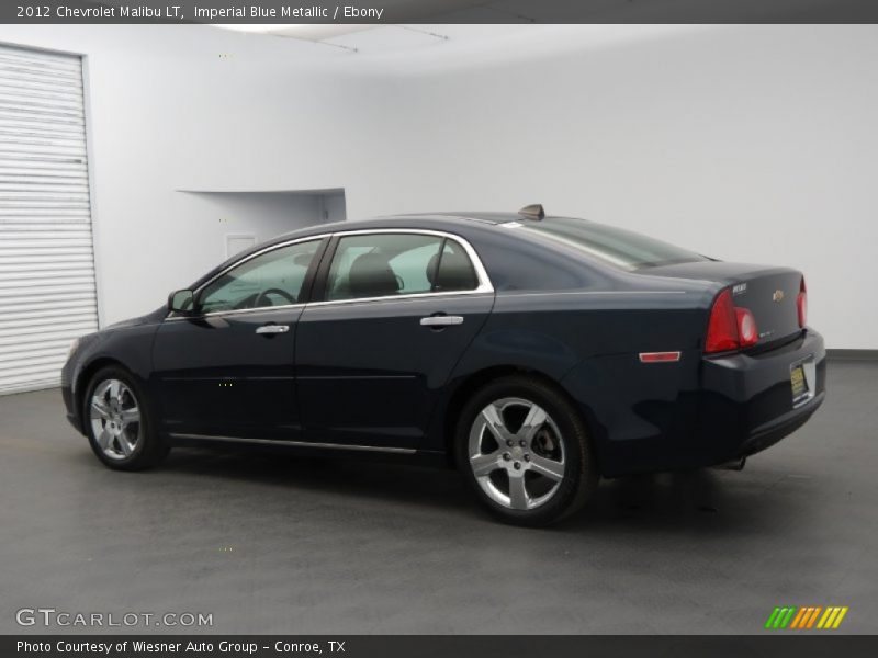 Imperial Blue Metallic / Ebony 2012 Chevrolet Malibu LT