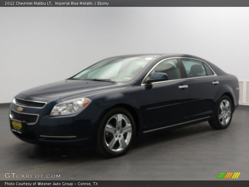 Imperial Blue Metallic / Ebony 2012 Chevrolet Malibu LT