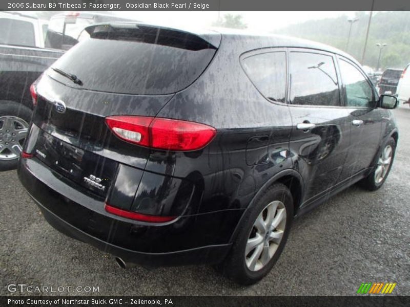 Obsidian Black Pearl / Beige 2006 Subaru B9 Tribeca 5 Passenger