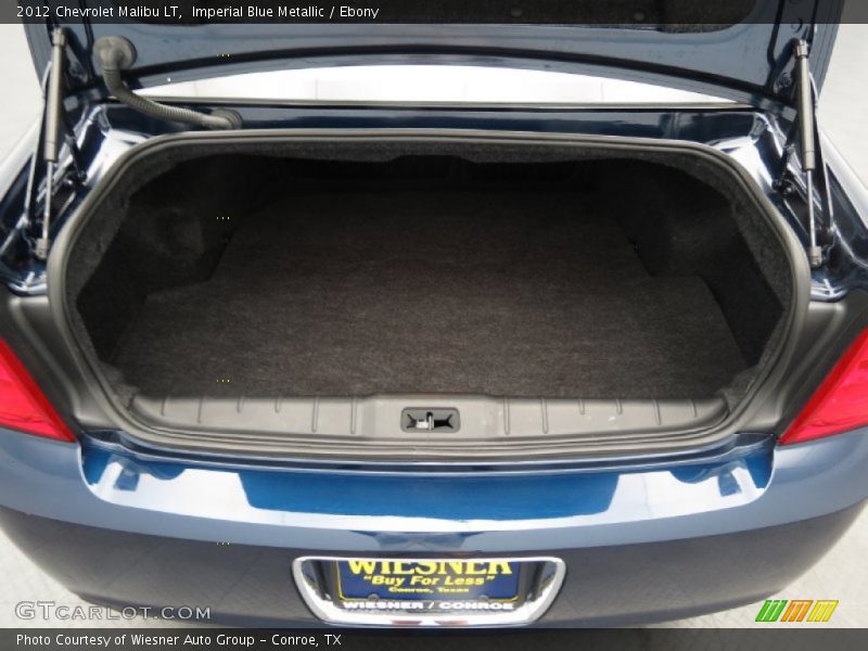 Imperial Blue Metallic / Ebony 2012 Chevrolet Malibu LT
