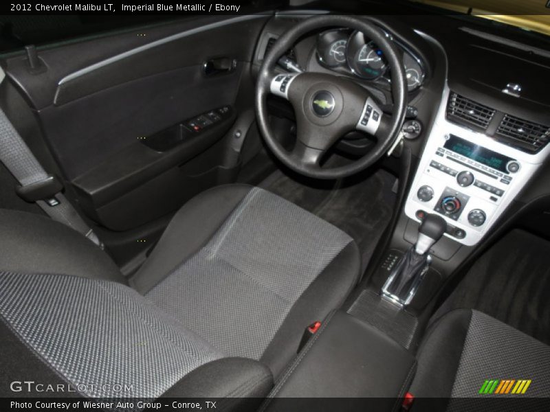 Imperial Blue Metallic / Ebony 2012 Chevrolet Malibu LT