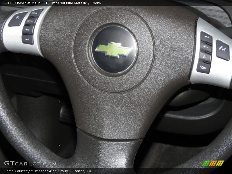 Imperial Blue Metallic / Ebony 2012 Chevrolet Malibu LT