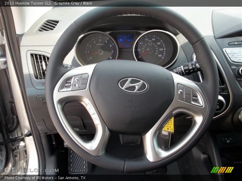 Graphite Gray / Black 2013 Hyundai Tucson GLS