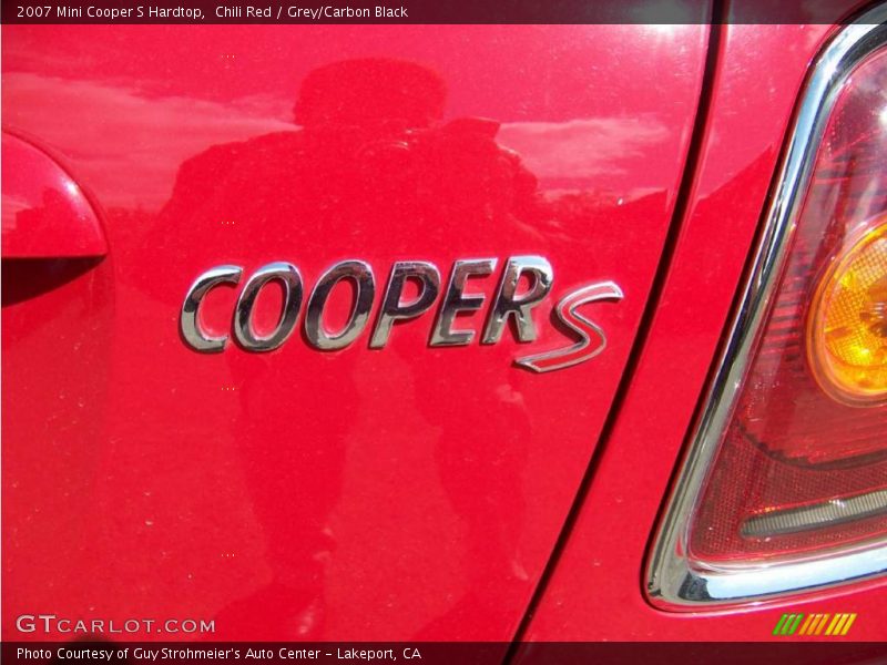 Chili Red / Grey/Carbon Black 2007 Mini Cooper S Hardtop
