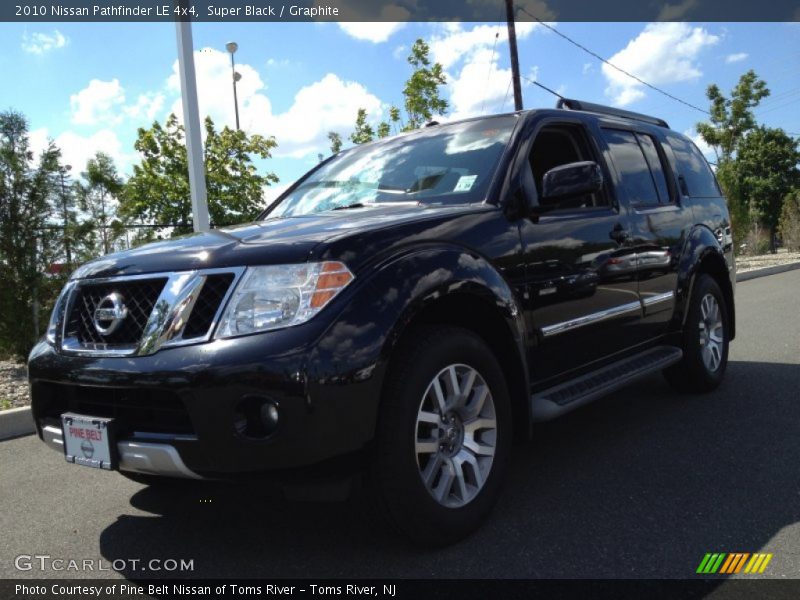 Super Black / Graphite 2010 Nissan Pathfinder LE 4x4