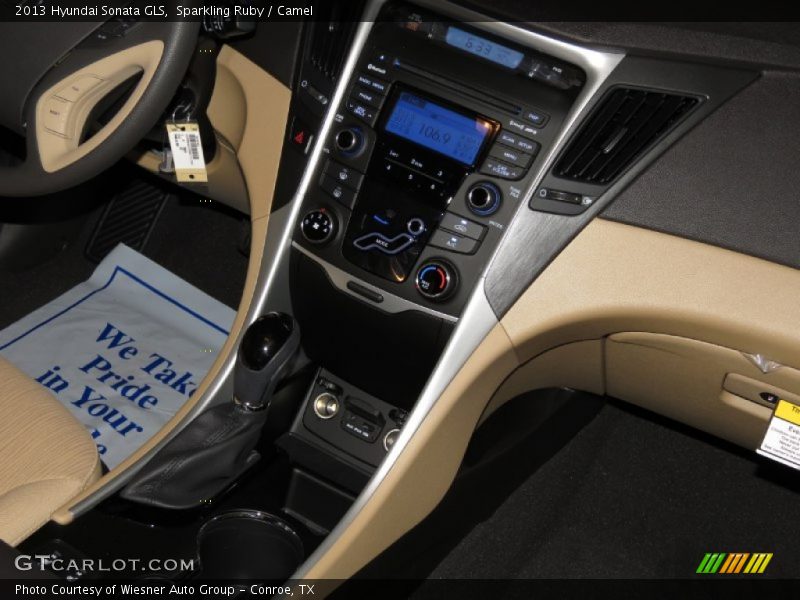 Sparkling Ruby / Camel 2013 Hyundai Sonata GLS