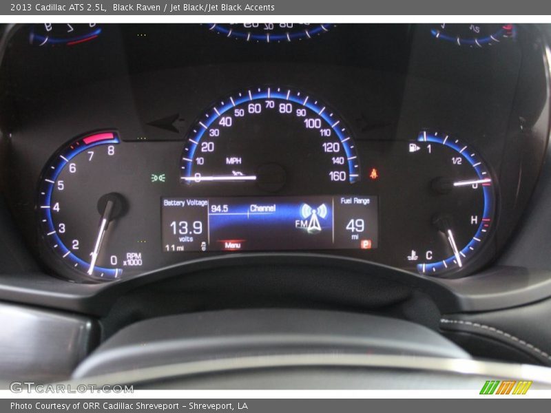 Black Raven / Jet Black/Jet Black Accents 2013 Cadillac ATS 2.5L