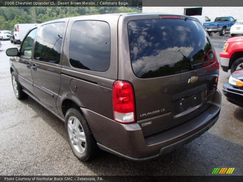 Desert Brown Metallic / Cashmere Beige 2008 Chevrolet Uplander LS