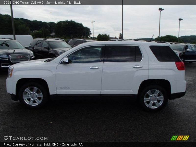 Summit White / Jet Black 2013 GMC Terrain SLE AWD