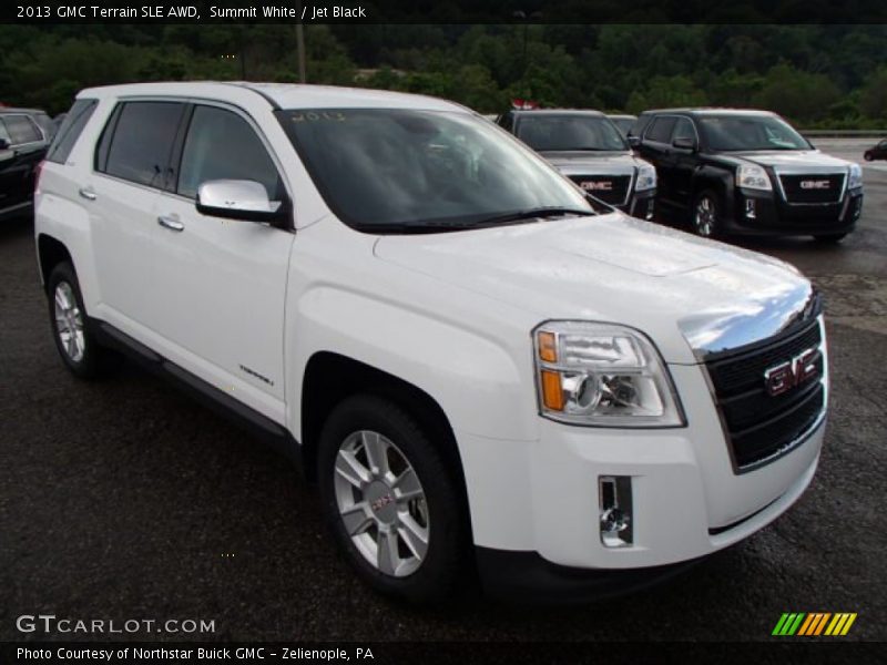 Summit White / Jet Black 2013 GMC Terrain SLE AWD