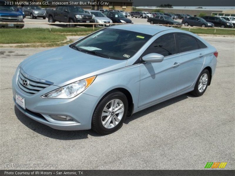 Iridescent Silver Blue Pearl / Gray 2013 Hyundai Sonata GLS