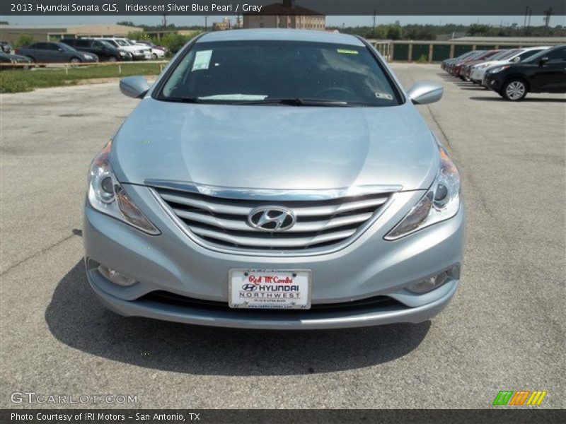 Iridescent Silver Blue Pearl / Gray 2013 Hyundai Sonata GLS