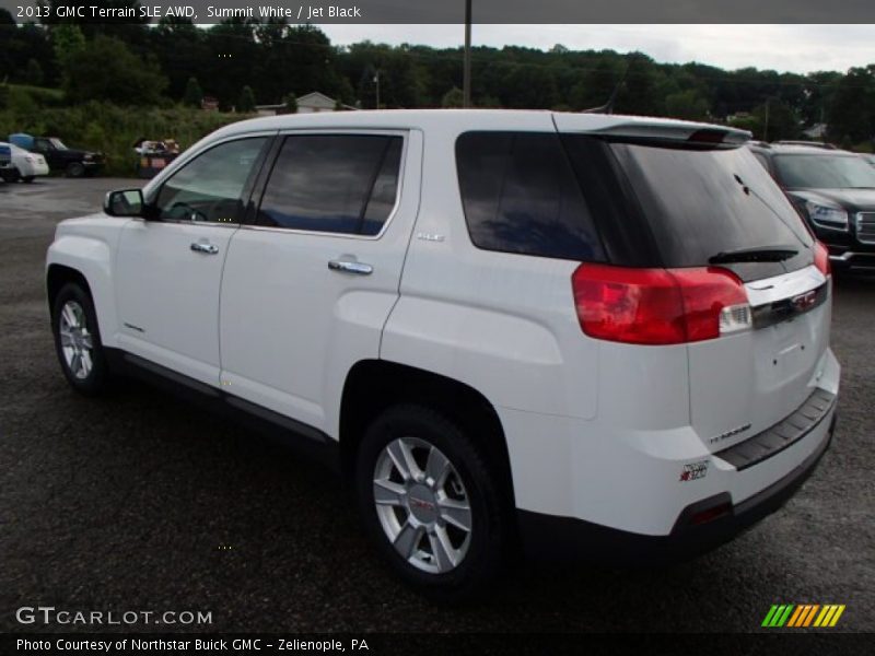 Summit White / Jet Black 2013 GMC Terrain SLE AWD